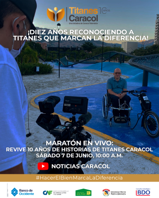 maraton en vivo titanes caracol