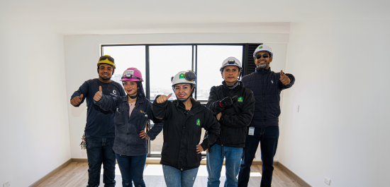 trabajadores de Constructora Bolívar